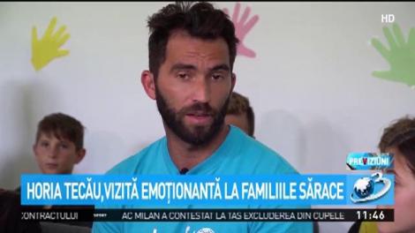 Horia Tecău, vizită emoţionantă la o familie săracă din Bacău