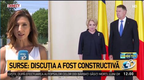 Culisele întâlnirii dintre Klaus Iohannis și Viorica Dăncilă