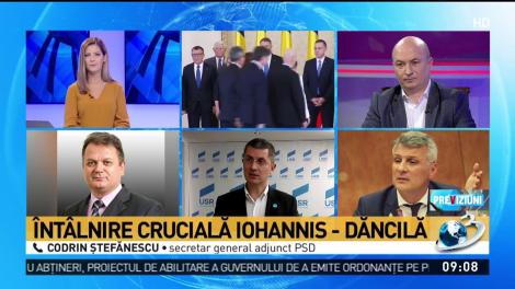 Codrin Ştefănescu, despre &icirc;nt&acirc;lnirea dintre preşedintele Iohannis şi premierul Dăncilă