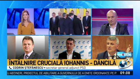 Codrin Ştefănescu, despre întâlnirea dintre preşedintele Iohannis şi premierul Dăncilă