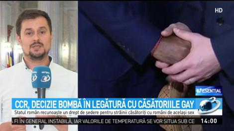 CCR, decizie bombă &icirc;n legătură cu căsătoriile gay