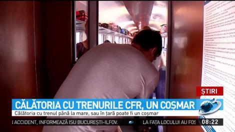 Călătoria cu trenurile CFR, un coşmar