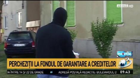 Percheziţii la Fondul de Garantare a Creditelor