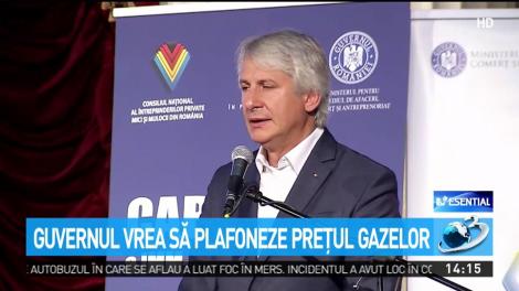 Teodorovici vrea să plafoneze preţul gazelor
