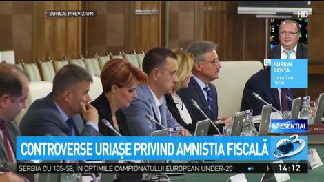 Controverse uriaşe privind aministia fiscală