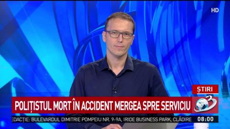 Poliţist de la Rutieră, accidentat mortal de un şofer care circula pe contrasens