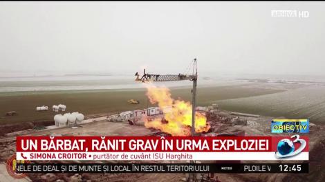 Explozie puternică la o sondă de extracţie a gazelor naturale