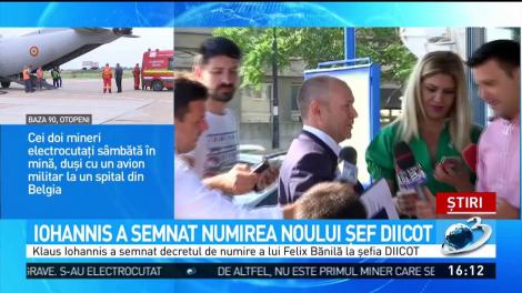 Iohannis a semnat decretul de numire a procurorului Felix Bănilă la conducerea DIICOT