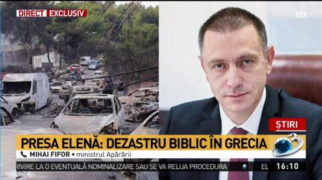 Mihai Fifor spune că va România va sări în ajutorul poporului elen