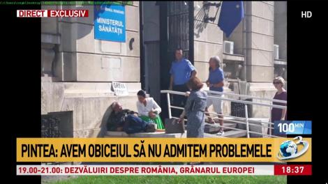 Imagini emoţionante cu ministrul Sănătăţii, alături de un protestatar &icirc;n greva foamei