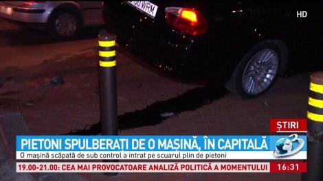 Imagini cumplite după un accident rutier din Capitală