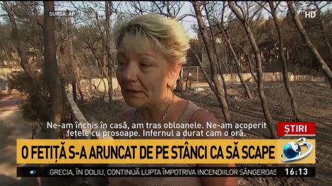 Incendiile din Grecia lasă în urmă o mare de durere! O fetiță s-a aruncat de pe stânci ca să scape de focul devastator! Tatăl și fratele ei, găsiți carbonizați