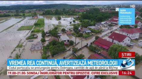 Vremea rea continuă, avertizează meteorologii