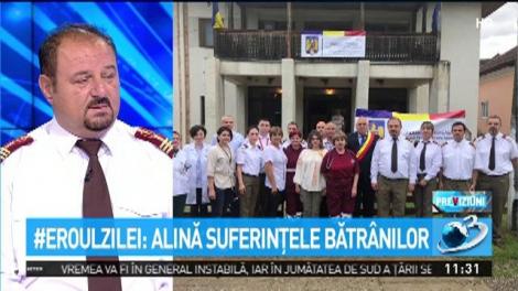 Comandantul Alexandru Gigel Guiţă, omul care alină suferințele bătr&acirc;nilor