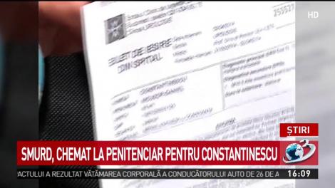 Probleme la Penitenciarul Poarta Albă! Nicușor Constantinescu a refuzat să meargă la spital
