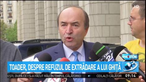 Reacţia lui Tudorel Toader despre refuzul de extrădare a lui Ghiţă