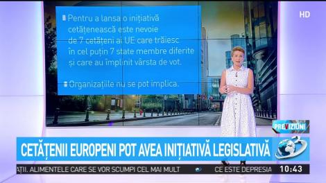 Cetăţenii europeni pot avea o iniţiativă legislativă