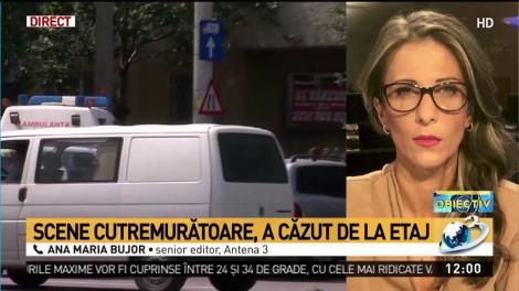 Scene cutremurătoare &icirc;n Capitală. O femeie a căzut de la etaj