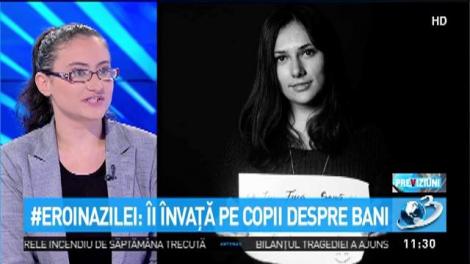 Roxana Bucur &icirc;i &icirc;nvaţă pe copii despre bani, cu ajutorul cu ''Mărunţilă'' şi ''Bacnoţilă''