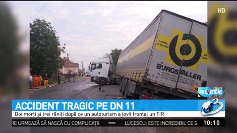 Accident tragic pe DN 11. Doi oameni au murit şi alţi trei au fost răniţi