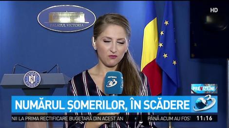 Numărul şomerilor, în scădere