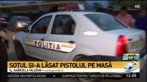 Descoperire şoc &icirc;n cazul masacrului de la Gorj. Soţul şi-a lăsat pistolul pe masă
