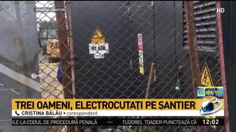 Operaţiune spectaculoasă de salvare. Trei persoane au fost electrocutate la Sibiu
