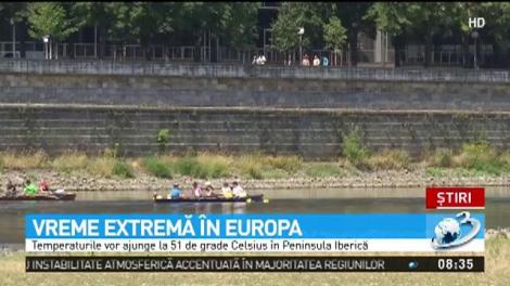 Val de căldură extermă în Europa. Vor fi temperaturi chiar şi de 51 de grade