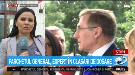Parchetul General, expert &icirc;n clasări de dosare