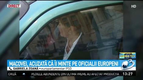 Monica Macovei, acuzată că îi minte pe oficialii europeni