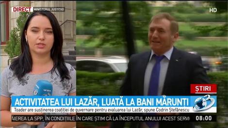 Activitatea lui Lazăr, luată la bani mărunţi