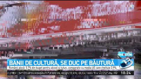 Rom&acirc;nii, printre cei mai cheltuitori cetăţeni c&acirc;nd vine vorba de tutun şi alcool