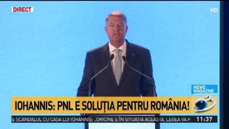 Klaus Iohannis atacă PSD la Congresul Național al PNL: Am ajuns să avem un Guvern irațional, chiar ireal