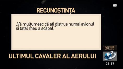 365 de eroi ai Rom&acirc;niei. Ion Dobran, ultimul cavaler al aerului
