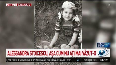 Sinteza zilei. Alessandra Stoicescu, așa cum nu ați mai văzut-o niciodată