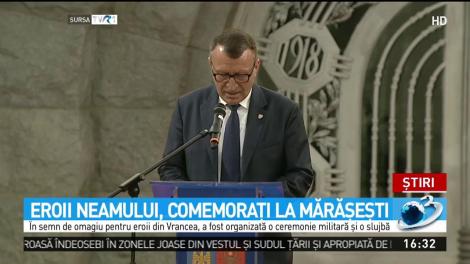 Eroii neamului, comemoraţi la Mărăşeşti