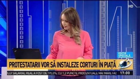 Protestatarii vor să instaleze coturi la mitingul de vineri