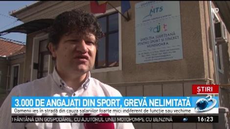 Protest fără predecent. Mii de angajaţi din sport sunt &icirc;n grevă pe termen nelimitat