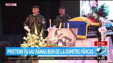 Prietenii &icirc;şi iau rămas bun de la Dumitru Fărcaş