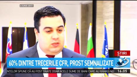 60% dintre trecerile CFR, prost semnalizate
