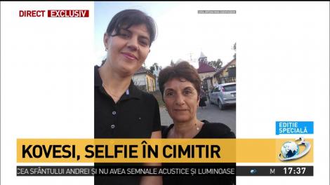Exclusiv! Selfie cu Kovesi &icirc;ntr-un cimitir