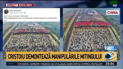 Ion Cristoiu demontează manipulările mitingului