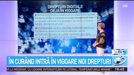 Mai multe drepturi digitale pentru europeni