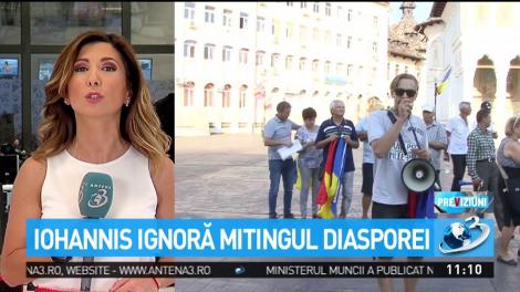 Iohannis ignoră mitingul diasporei