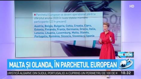 Malta și Olanda, în Parchetul European