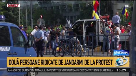 Incident &icirc;n Piața Victoriei la mitingul diasporei