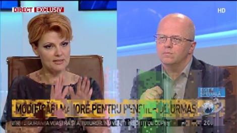 Lia Olguţa Vasilescu, despre schimbările majore cu privire la legea pensiilor