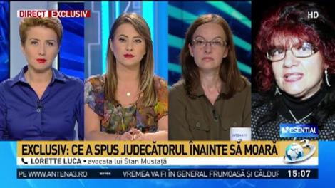Ce a spus judecătorul Stan Mustață &icirc;nainte de a muri. Dezvăluiri incendiare