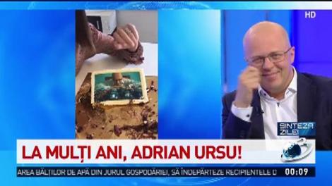Urări emoţionante şi amuzante de la colegii lui Adrian Ursu