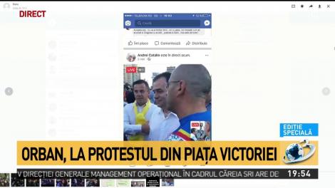 Ludovic Orban, la protestul diasporei